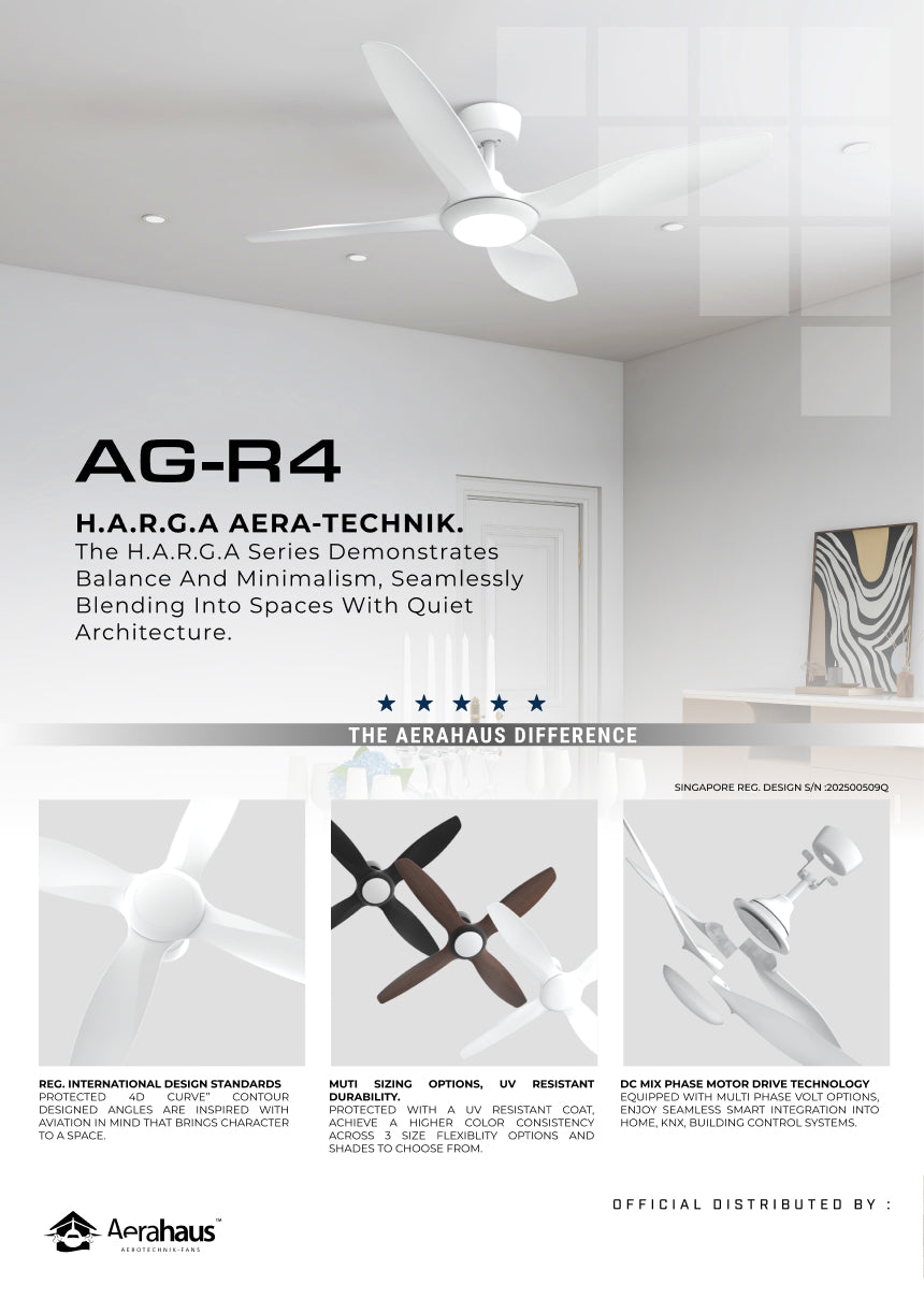 AG-R4 Aerahaus Technik DC Ceiling Fan
