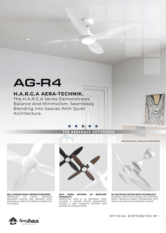 AG-R4 Aerahaus Technik DC Ceiling Fan