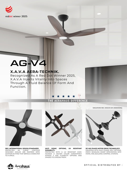 AG-V4 Aerahaus Technik DC Ceiling Fan