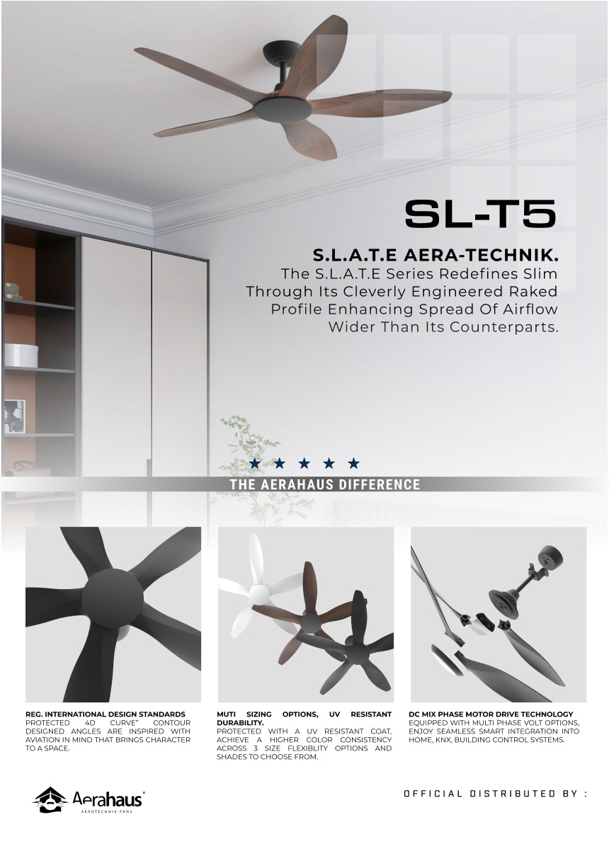 SL-T5 Aerahaus Technik DC Ceiling Fan