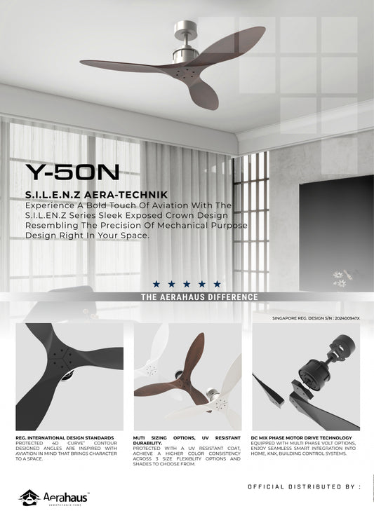 Y-50N Aerahaus Technik DC Ceiling Fan